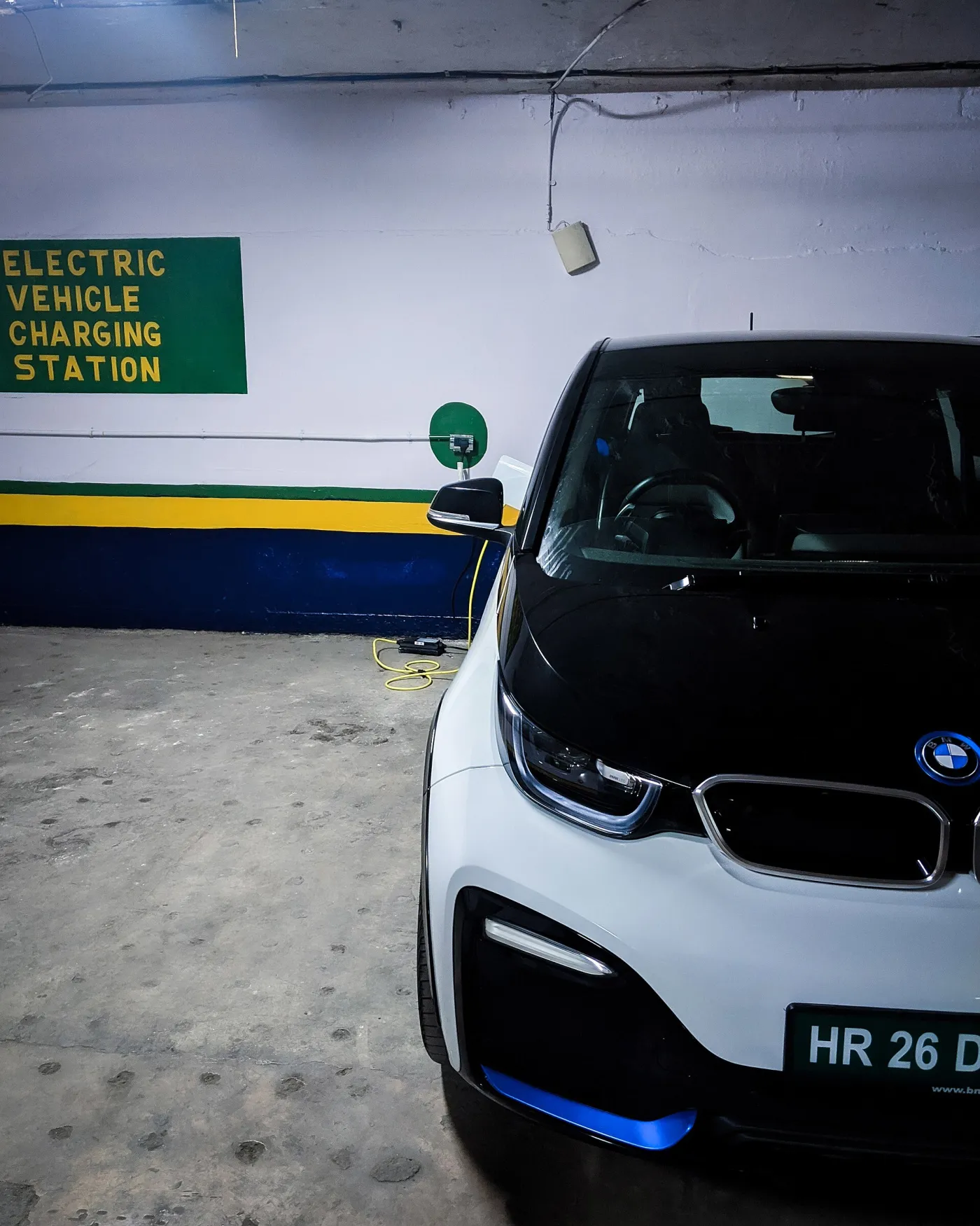 Destination charging points installed at a Delhi hotel